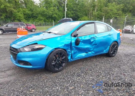 2016 Dodge Dart Sxt Sport Blacktop from USA, damaged, VIN 1C3CDFFA7GD819356